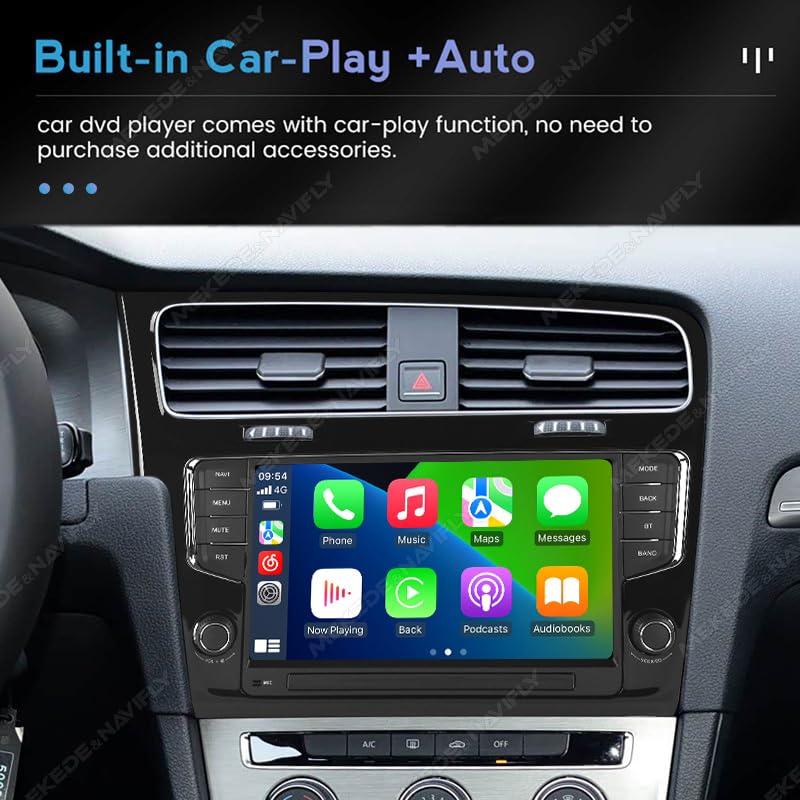 Android Car Stereo for VW Golf 7 MK7 2013-2018 Radio Head Unit 2GB+64GB