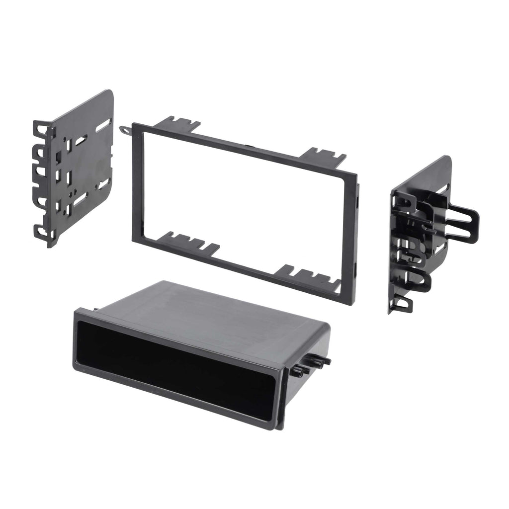 JBL Legend 700 7" Double DIN Car Stereo w/JBL Stage 3627F 6.5" Speakers & Metra Install Kit for 2002-2009 GM – Wireless CarPlay Android Auto – 280W Max Speaker Power