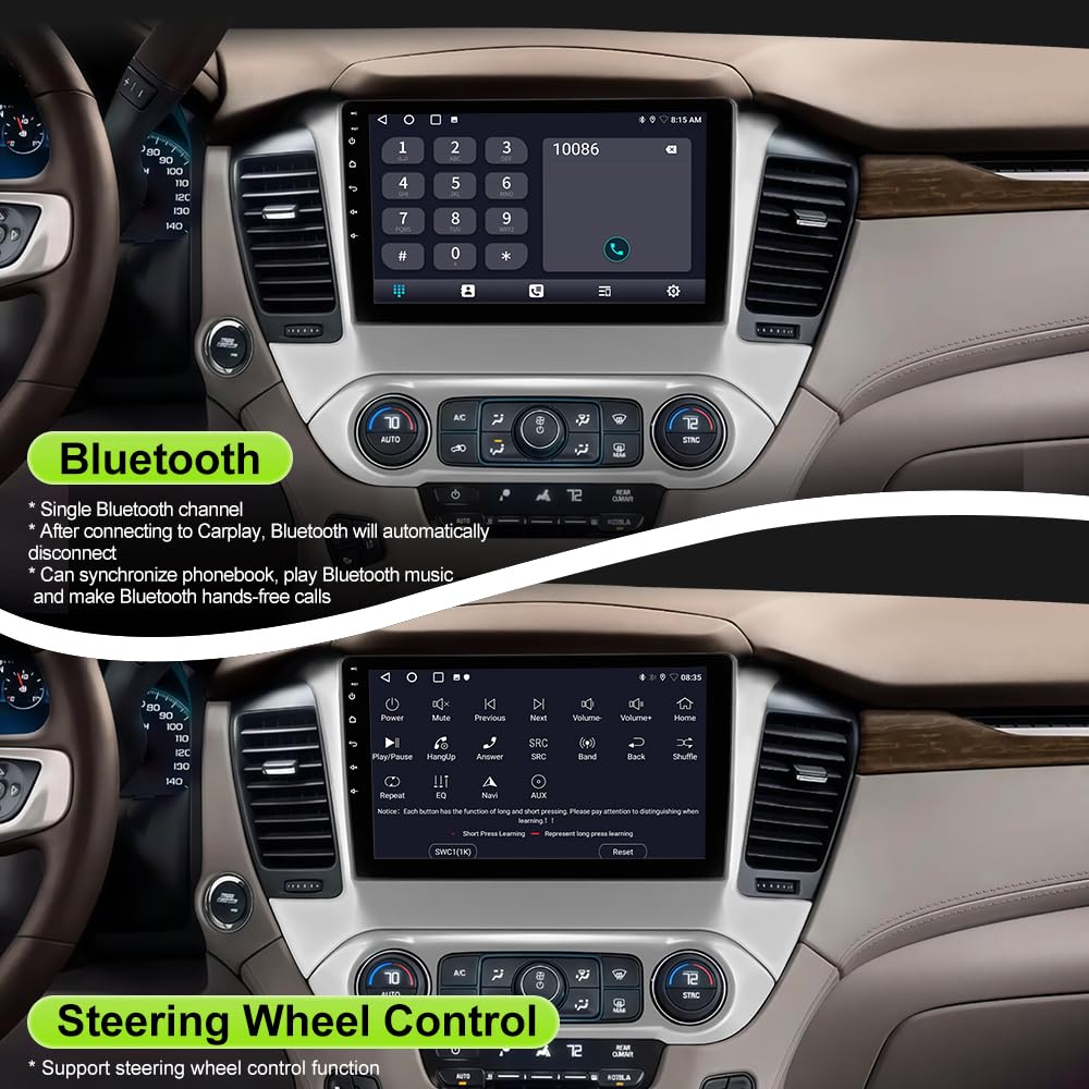 10.1 inch Car Radio for Chevy Suburban Tahoe 2015-2019 (2GB+64GB)