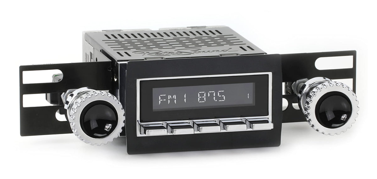 RetroRadio Compatible with 1960-63 Chevrolet C/K Series Truck Features Include Bluetooth, HD, SiriusXM Ready, AM/FM LC-M4-250-56-76C