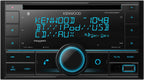 KENWOOD DPX505BT Double DIN in-Dash CD Car Stereo. AM/FM with Bluetooth, Amazon Alexa Voice Control, High-Contrast 3-line Display with Variable-Color Illumination Plus SXV300V1 SiriusXM Tuner