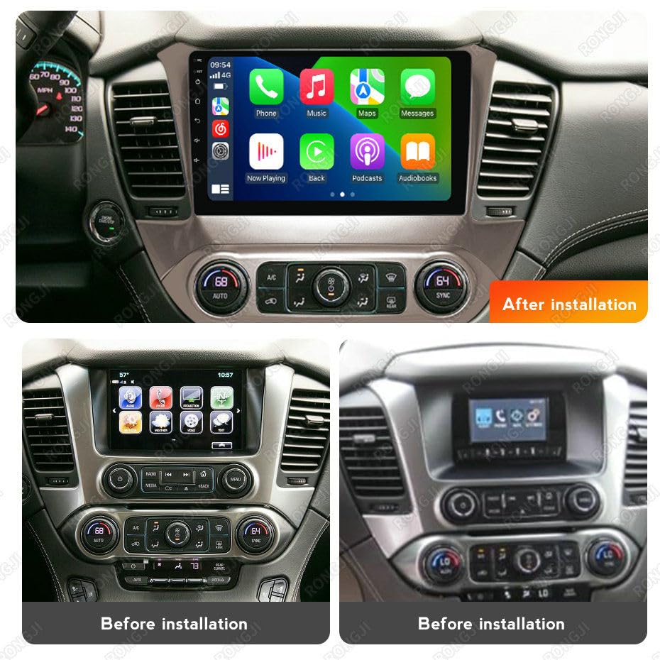 Radio for Chevy Suburban Tahoe GMC Yukon 2015-2020 Stereo -8Core 2G+32G