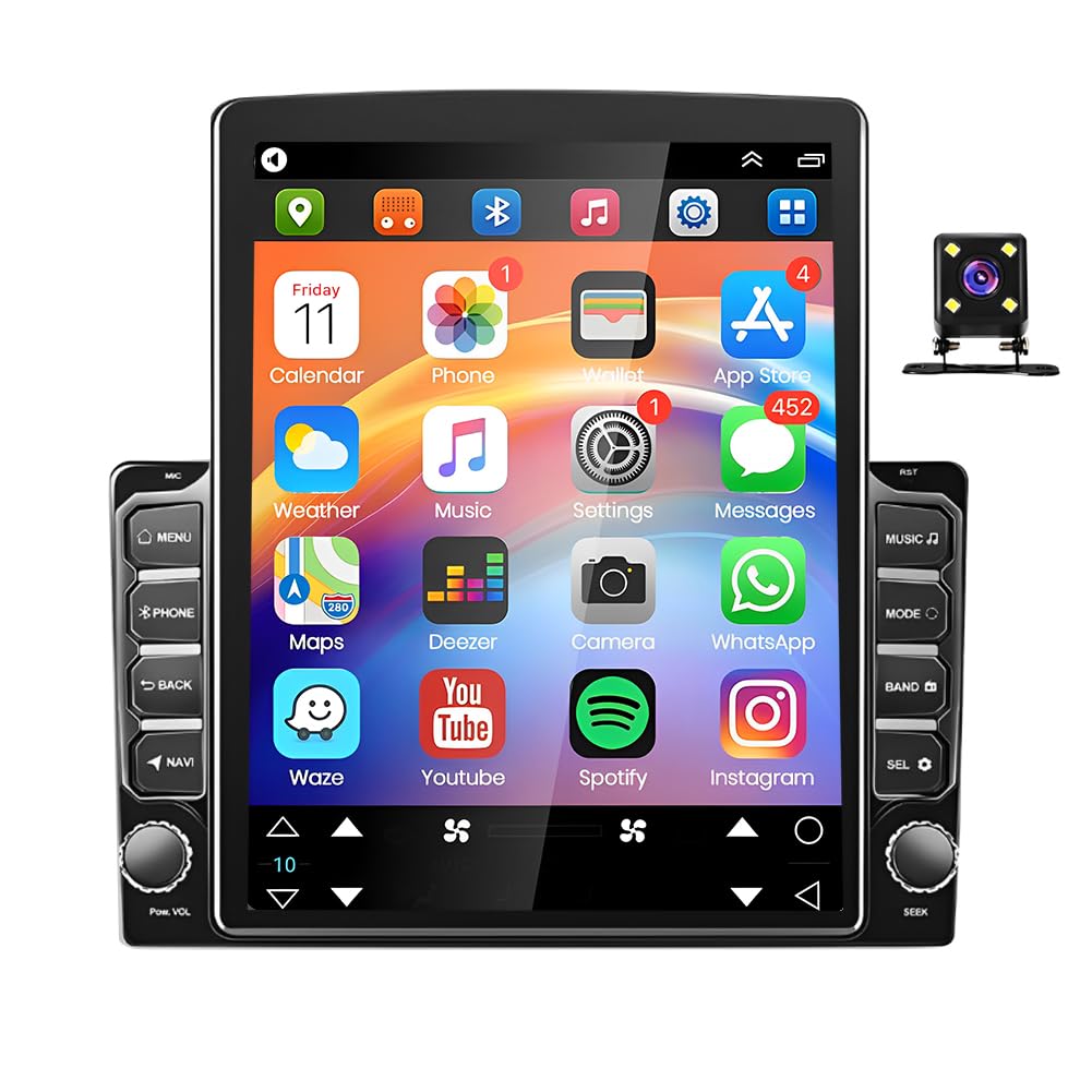 2+64G 9.7 Inch Double Din Car Stereo Radio for Lincoln MKX 2007 2008 2009
