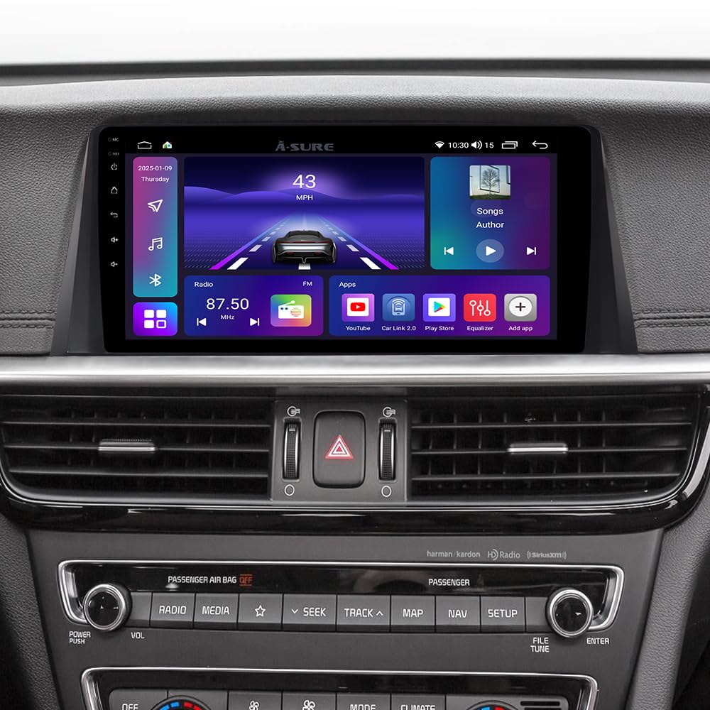 8-Core Android 15 Car Stereo for Kia Optima 2016-2020 Base Model