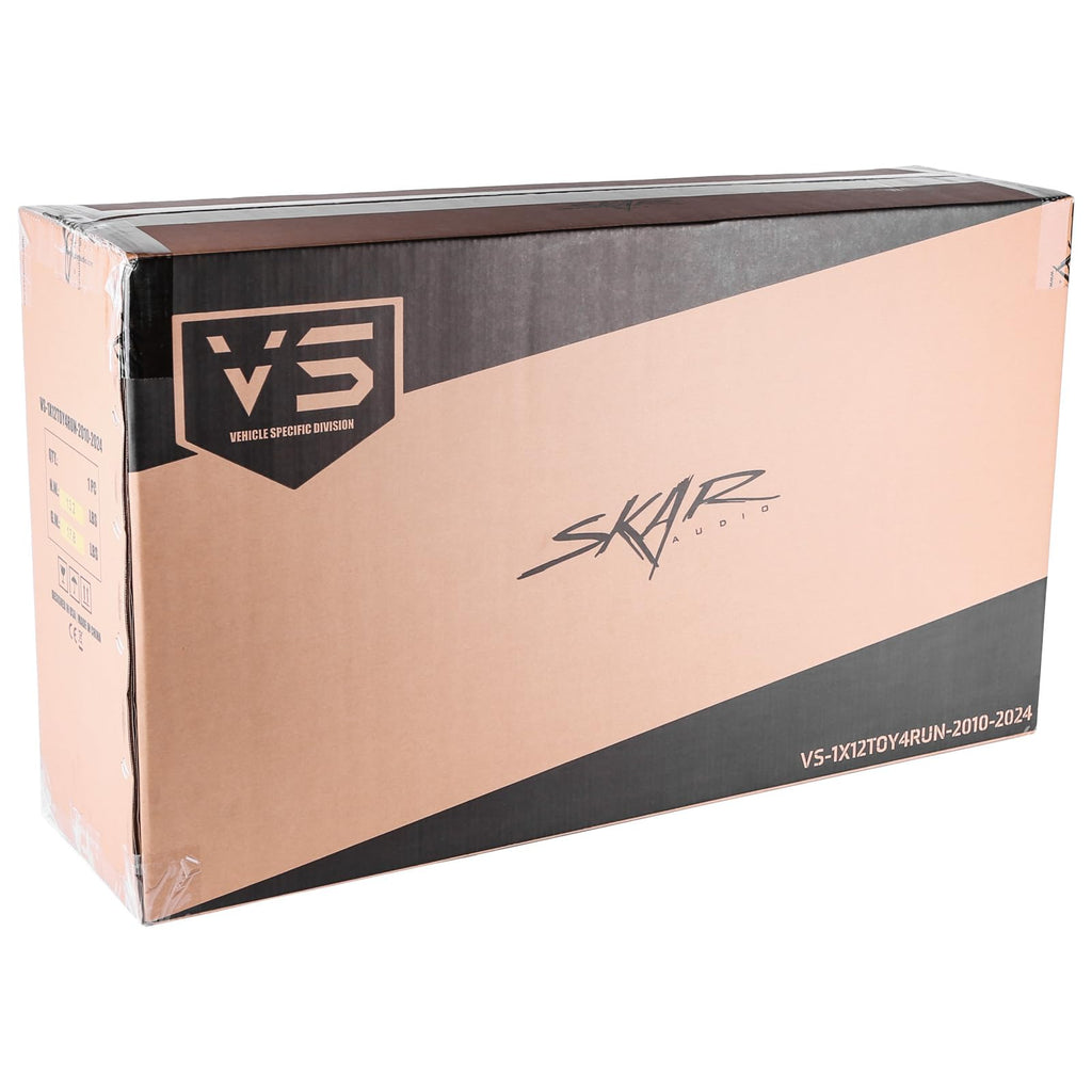 Skar Audio Single 12" Sealed Subwoofer Enclosure Compatible with 2010-2024 Toyota 4Runner Vehicles