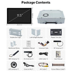 JOYING 11.5 Inch Double Din Car Stereo 2K QLED Touch Screen with Wireless CarPaly & Android Auto, Android 13 Radio 12GB+256GB Head Unit, GPS Navigation, Bluetooth, 5G WiFi, DSP, SWC(JY-UTD12N12)