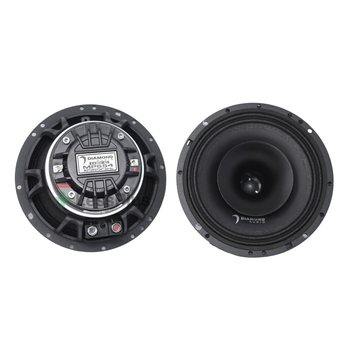 Diamond Audio MP654 6.5-Inch 2-Way Coaxial Horn Speakers, 150W RMS (Pair)