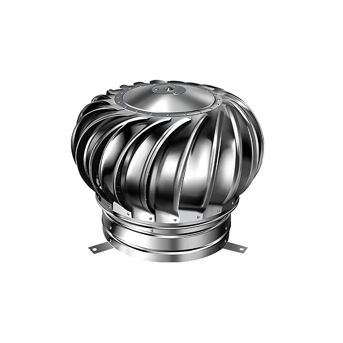 Roof Turbine Ventilator,4 6 8 10 12 16 20 30 Inchchimney Cowl,Wind Rotating Turbine Cap Vent Suitable for Ducts,Factories,Farms,Houses,Canopy Roof Ventilation Equipment,Silent Work