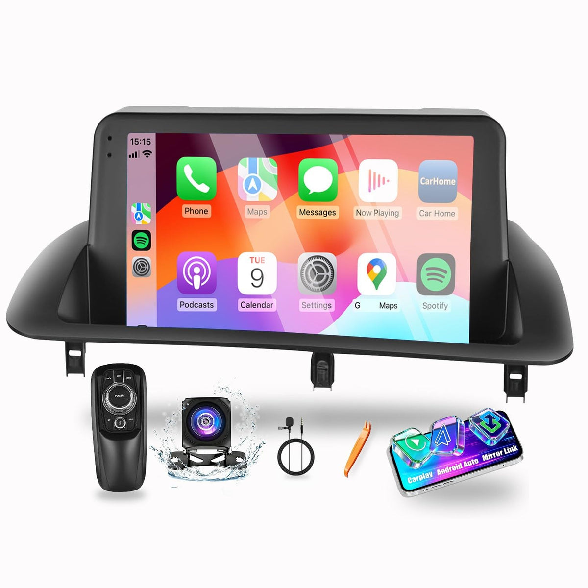 for Lexus CT 200h 2011-2017 Car CarPlay Android Auto Navigation Stereo GPS Radio Reverse Camera Display 9" IPS Touchscreen Headunit Tablet Pad Media Player, if Applicable Quad Core 2G+64G