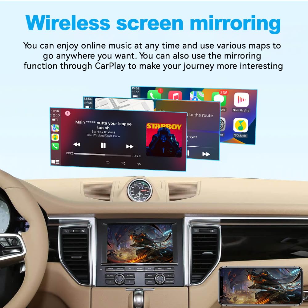CarPlay Retrofit Kit for Porsche Cayenne/911/Panamera/Bosxter/Maca2010-2016