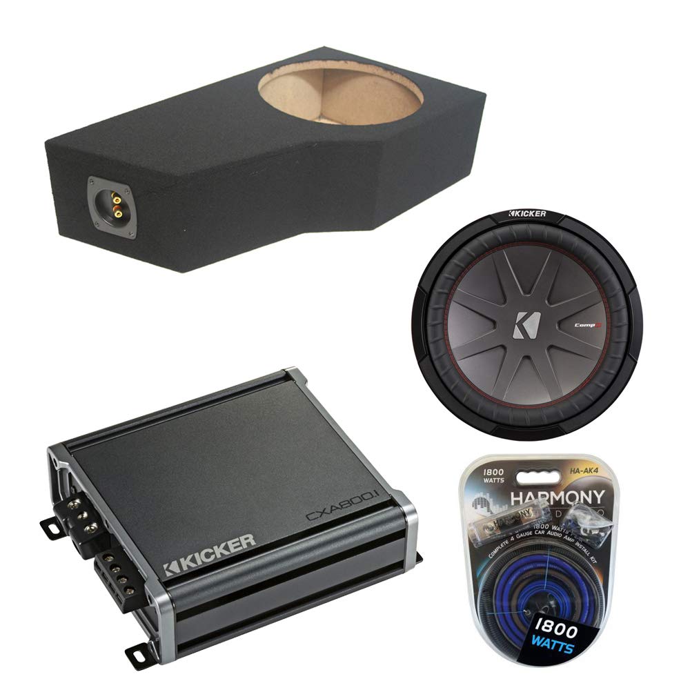 Kicker C10 Dual 10" Rhino Coated Sub Box Fits 99-06 Silverado Extended Cab