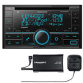 KENWOOD DPX505BT Double DIN in-Dash CD Car Stereo. AM/FM with Bluetooth, Amazon Alexa Voice Control, High-Contrast 3-line Display with Variable-Color Illumination Plus SXV300V1 SiriusXM Tuner
