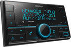 KENWOOD DPX395MBT Double DIN in-Dash Digital Media Receiver with Bluetooth (Does not Play CDs), Mechless Car Stereo Receiver, Amazon Alexa Ready - Black, Plus SXV300V1 SiriusXM Tuner