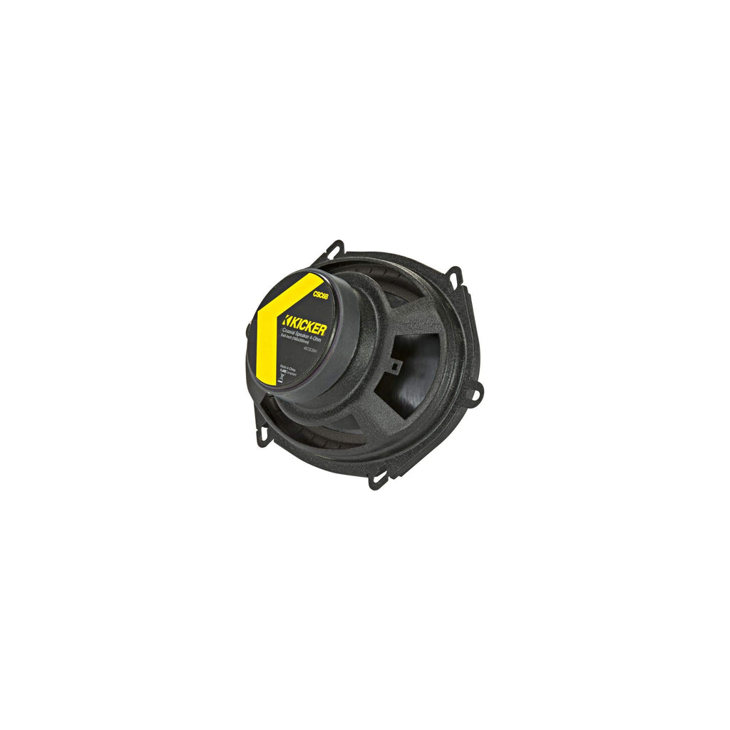KICKER CS Series CSC68 6 x 8 Inch Car Audio System Speaker, Black (2 Pack)