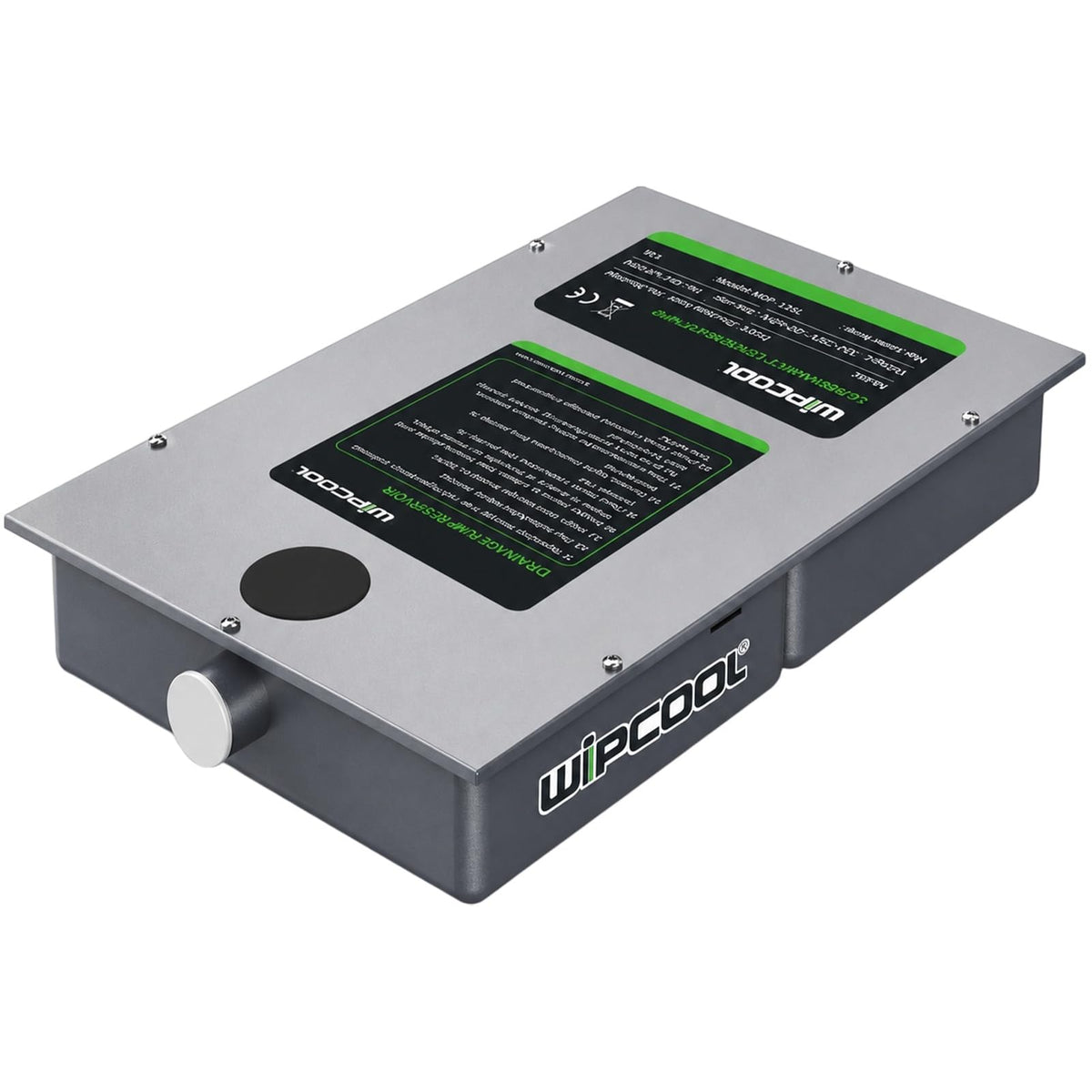 P120S Supermarket Condensate Pump, 32 GPH 98 ft Lift Refrigerated Display Case Drain Pump, Low Profile 2.7" Height, 2.5 L Tank, for Supermarket Produce Cabinets
