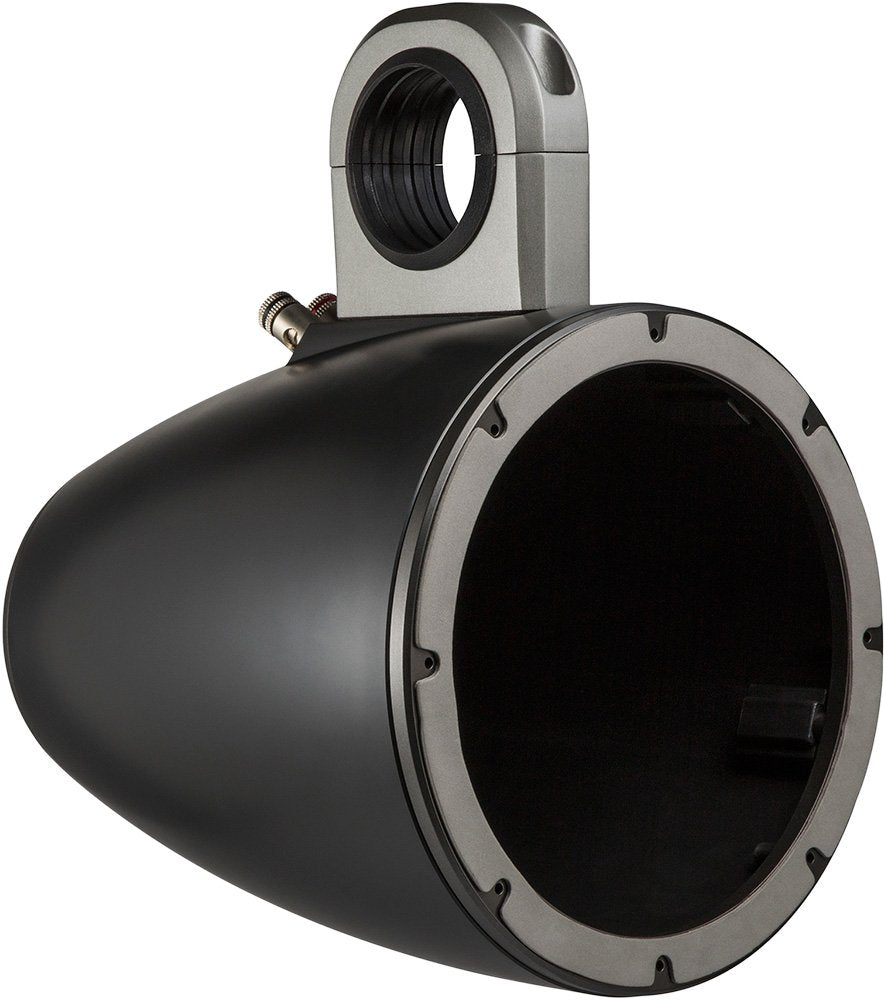 KICKER 12KMTES Pair of Wake Tower/Roll Bar Speaker Enclosures, Black