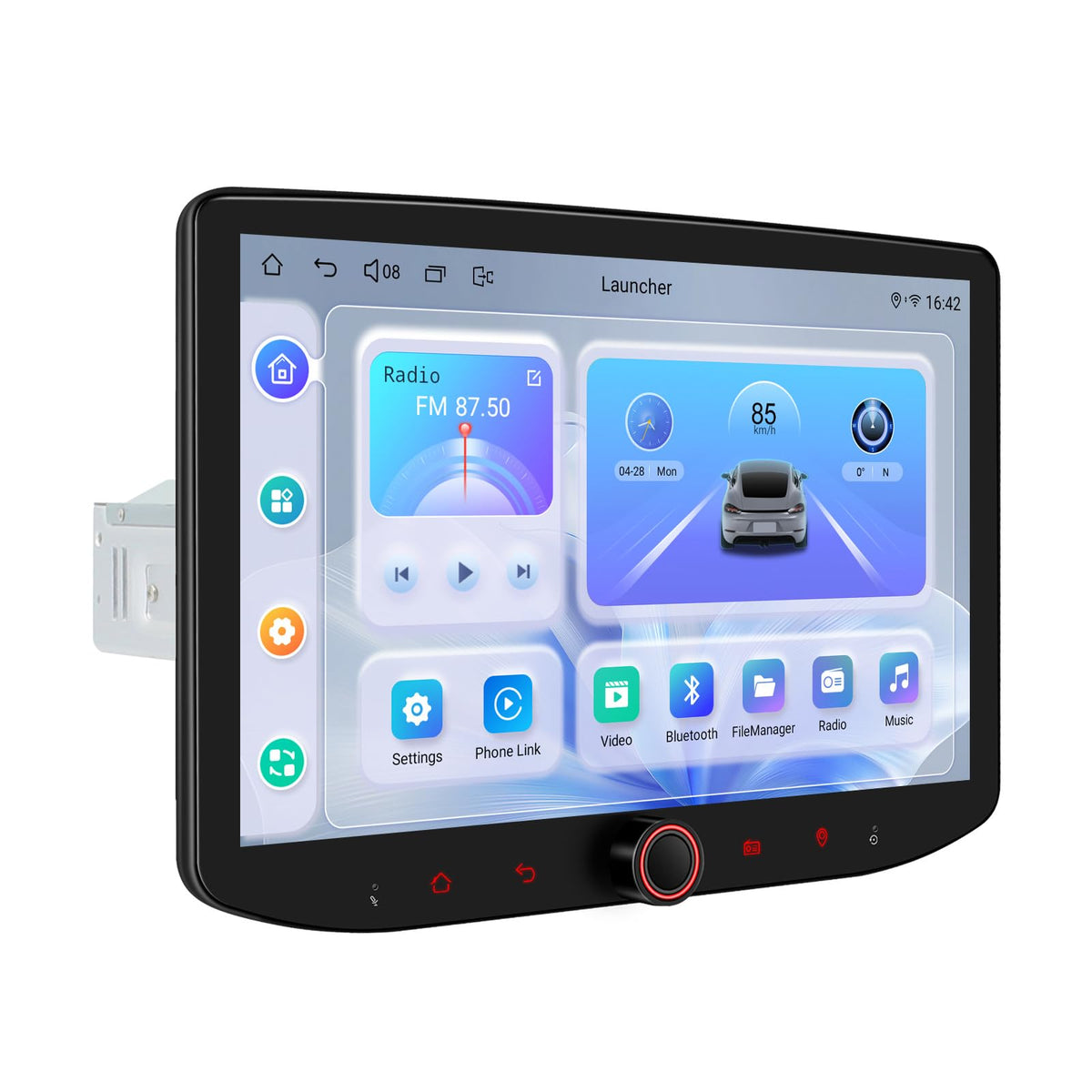 Joying Car Radio for Jeep Compass 2017-2020, Android 13 Head Unit 8 Inch IPS Touchscreen Stereo for 8.4" OEM Display, with CarPlay & Android Auto, GPS Navigation, AM/FM, Volume Knob(JY-CR811T4)