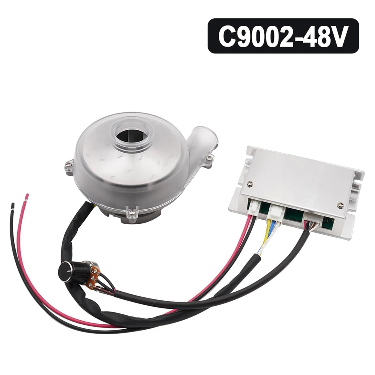 C90 Series DC 12V/24V/48V Micro Brushless Blower Low Noise Negative Pressure Vortex High Pressure High Speed Centrifugal Blower