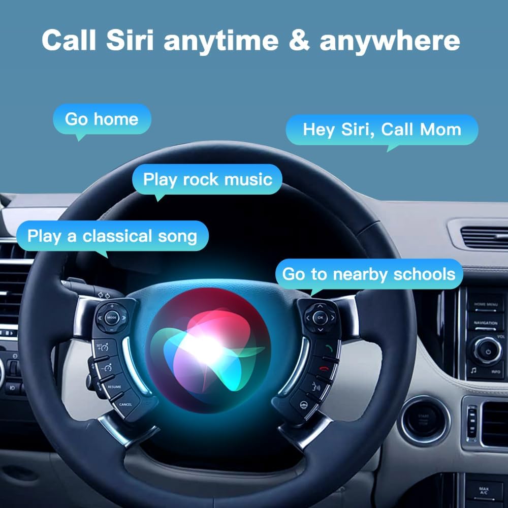 Wireless Carplay Retrofit Kit Decoder for Land Rover 2008-2012(Depend on Main menu), Original Screen Update, Support Android auto, Maps, Mirroring, Rear Camera, USB Drive