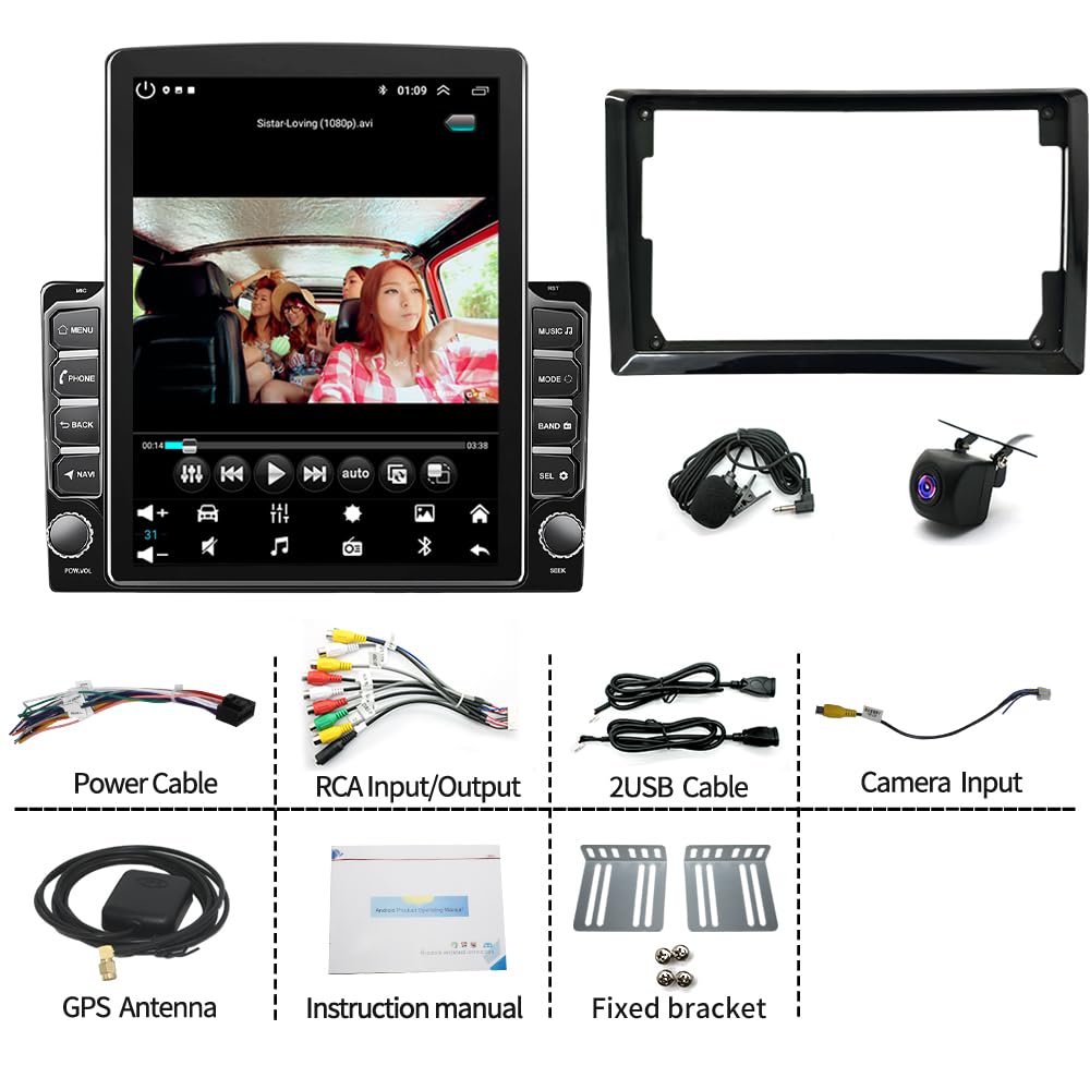 9.7 inch Car Stereo for Dodge Dakota 2008 2009 2010 2011 Touch Screen Radio