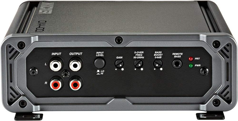 KICKER Subwoofer and Amp Package of 3 Items - 15" CompVR 1000 Watt Sub, Kicker Class D Monoblock Premium Amplifier, and Complete 8AWG Wiring Kit