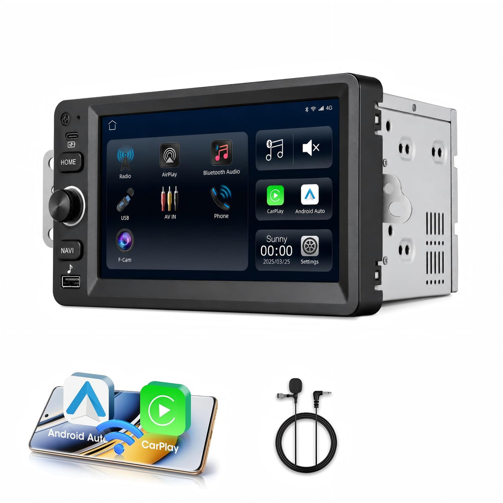 Replacement 8" CarPlay Radio Stereo for Chevy GMC Hummer Pontiac 2000-2012