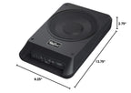 RetroSound Amplified Subwoofer System with Wiring Kit Car Audio Retro Radio Stereo