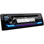 Single DIN in-Dash Marine Boat Yacht Bluetooth Radio USB Stereo Receiver CD Player Bundle Combo with Wired Remote and Rubber Mast Radio Antenna