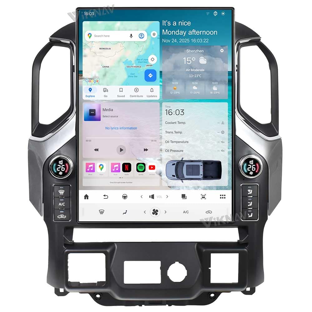 15.6 Inch Radio for GMC Sierra Chevrolet Silverado 2019 2020 2021 2022 2023