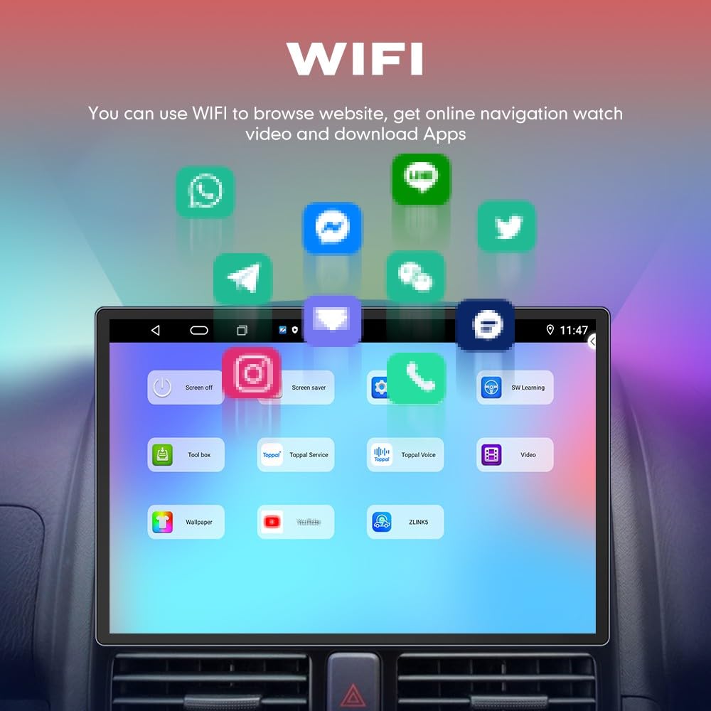 CarPlay Android Auto Navigation Stereo GPS Radio Reverse Camera Display 13.1" QLED Touchscreen Headunit Tablet Media Player For Chevy Colorado 2015-2019 For Gmc Canyon, if Applicable Octa Core 6G+128G