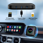 CarlinKit CarPlay AI Box Android 13 Adapter for OEM Wired Touchscreen Cars