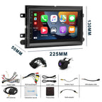 Car Stereo Radio Compatible for Ford Expedition Eddie Bauer 5.4L 2010 with Carplay Android Auto GPS Navigation 7in Touchscreen Car Radio Player with Bluetooth WiFi RDS SWC Mirror Link + Backup Camera