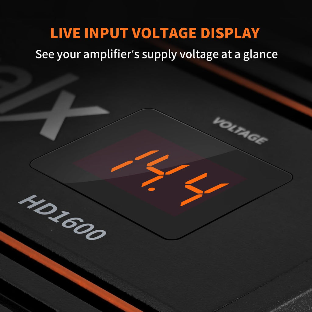 HD1600 1 Ohm 1600W RMS Class D Monoblock Full-Range Car Amplifier