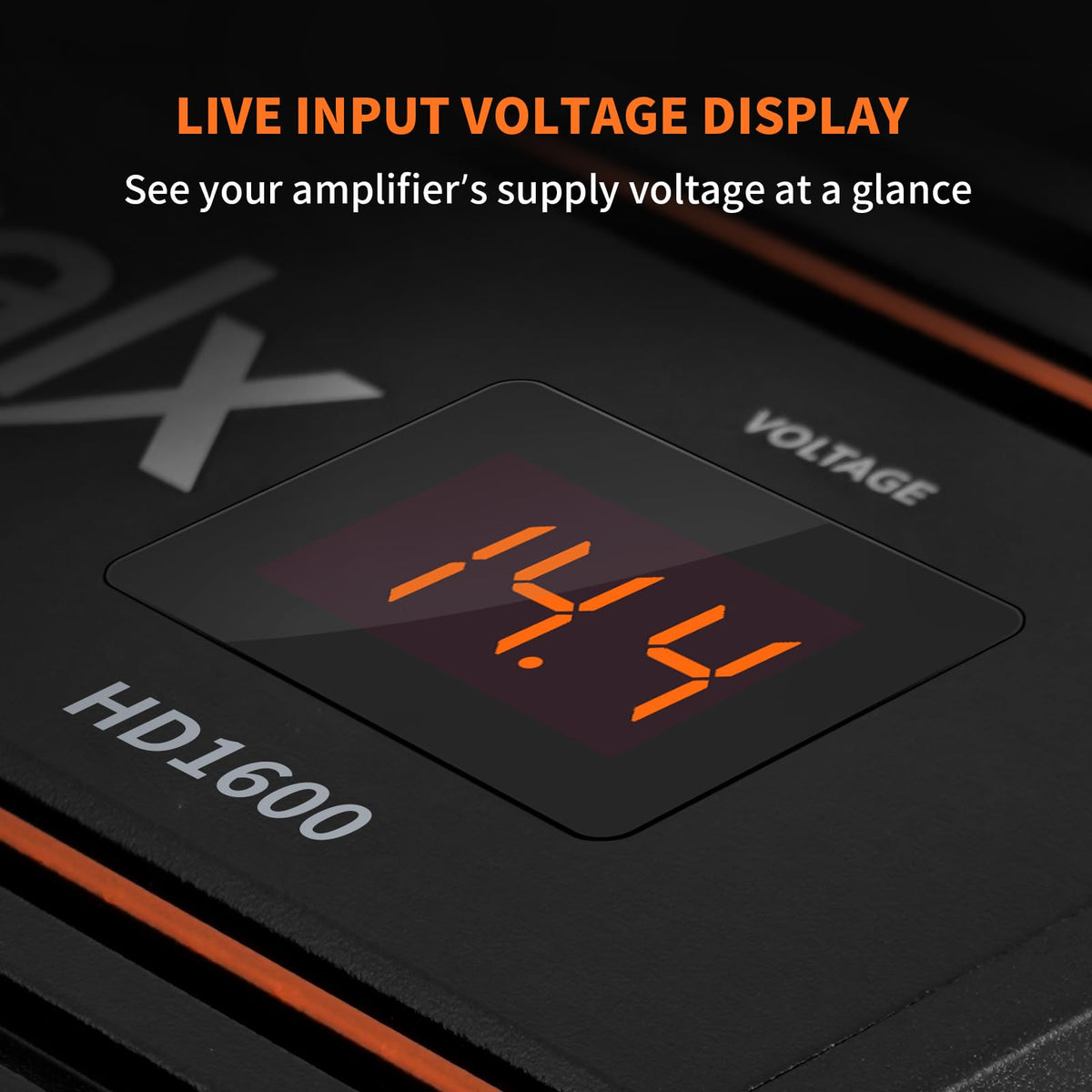 HD1600 1 Ohm 1600W RMS Class D Monoblock Full-Range Car Amplifier