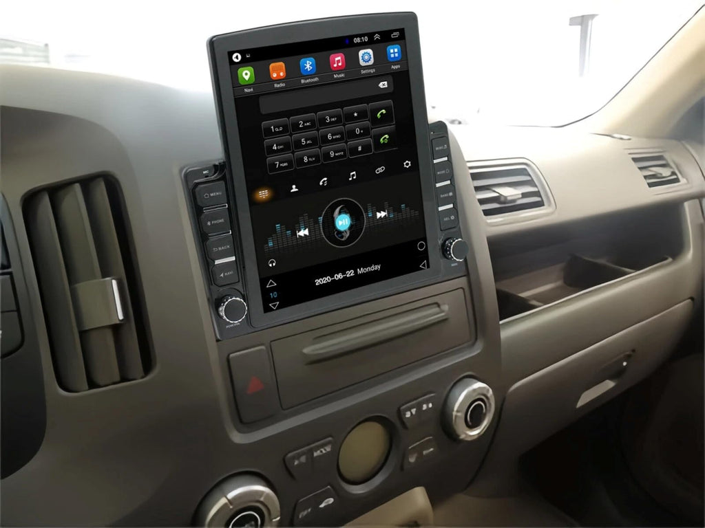 Double Din Car Stereo Radio for 2006-2015 Mazda Miata MX5, 9.7" Wireless Carplay Screen Car Radio Support for Carplay and Android Auto Voice Control Assistant Bluetooth GPS Navigation FM SWC