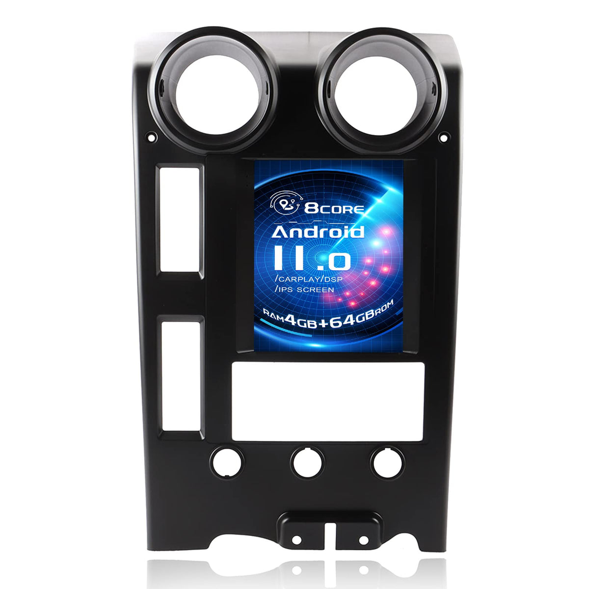 Radio Replacement Android Car Stereo 2 din GPS Navigation Head Unit for Hummer H2 2002-2009 Multimedia Player Tesla Style Autoradio IPS Touch Screen Wireless Carplay DSP(6+128GB)