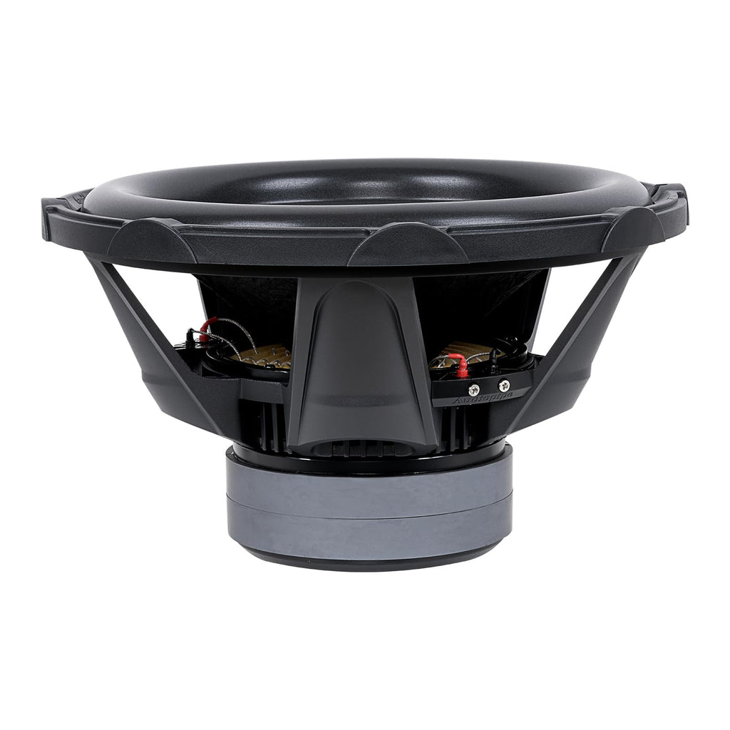 Audiopipe 15" Double Stack Composite Cone Subwoofer (TXX-BDC2-15), Superior Performance, 1800W Max Power, 3" BASV Dual Voice Coil, Aluminum Basket, Multi-Connect Terminals, Dual 4 Ohms