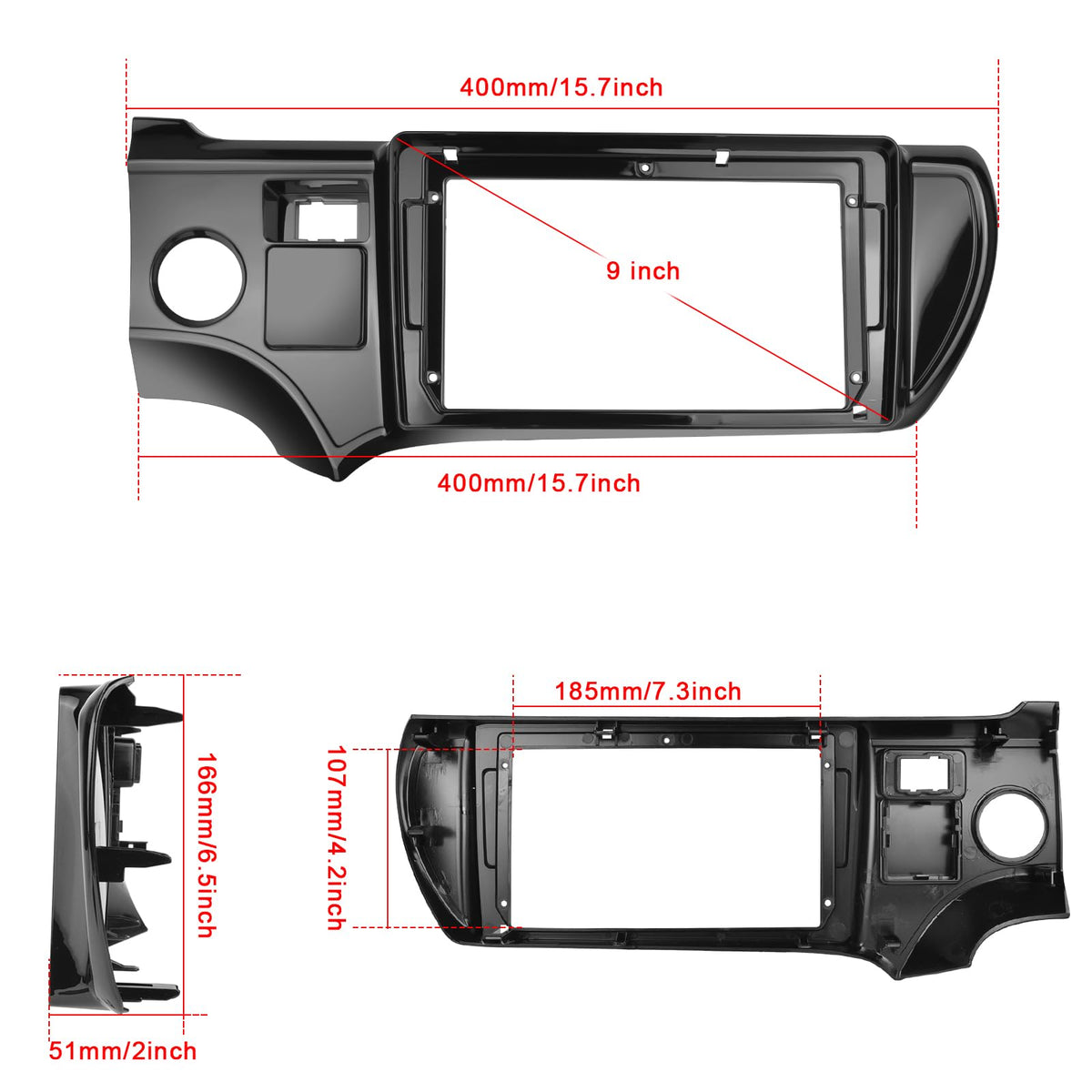 [8Core 4+64GB] Android Car Radio for Toyota Prius C 2012-2014 with GPS