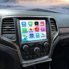 Android 14 Car Stereo for Jeep Grand Cherokee 2015-2021 with Carplay Android Auto for Grand Cherokee Radio w/8.4" Touchscreen Bluetooth EQ GPS Navi WiFi DSP FM Mirror Link SWC Backup Camera Mic, 2+32G