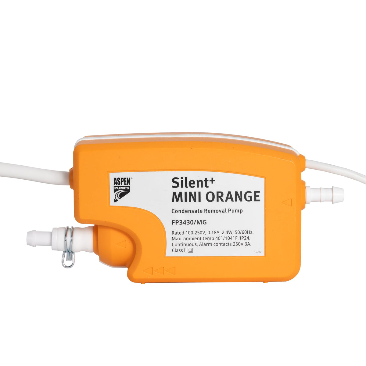 Aspen Silent+ Mini Orange Gen 5 Condensate Pump – Ultra Quiet 16dB(A), Variable Speed, Universal Mini-Split HVAC Pump, Ceiling & Floor Install