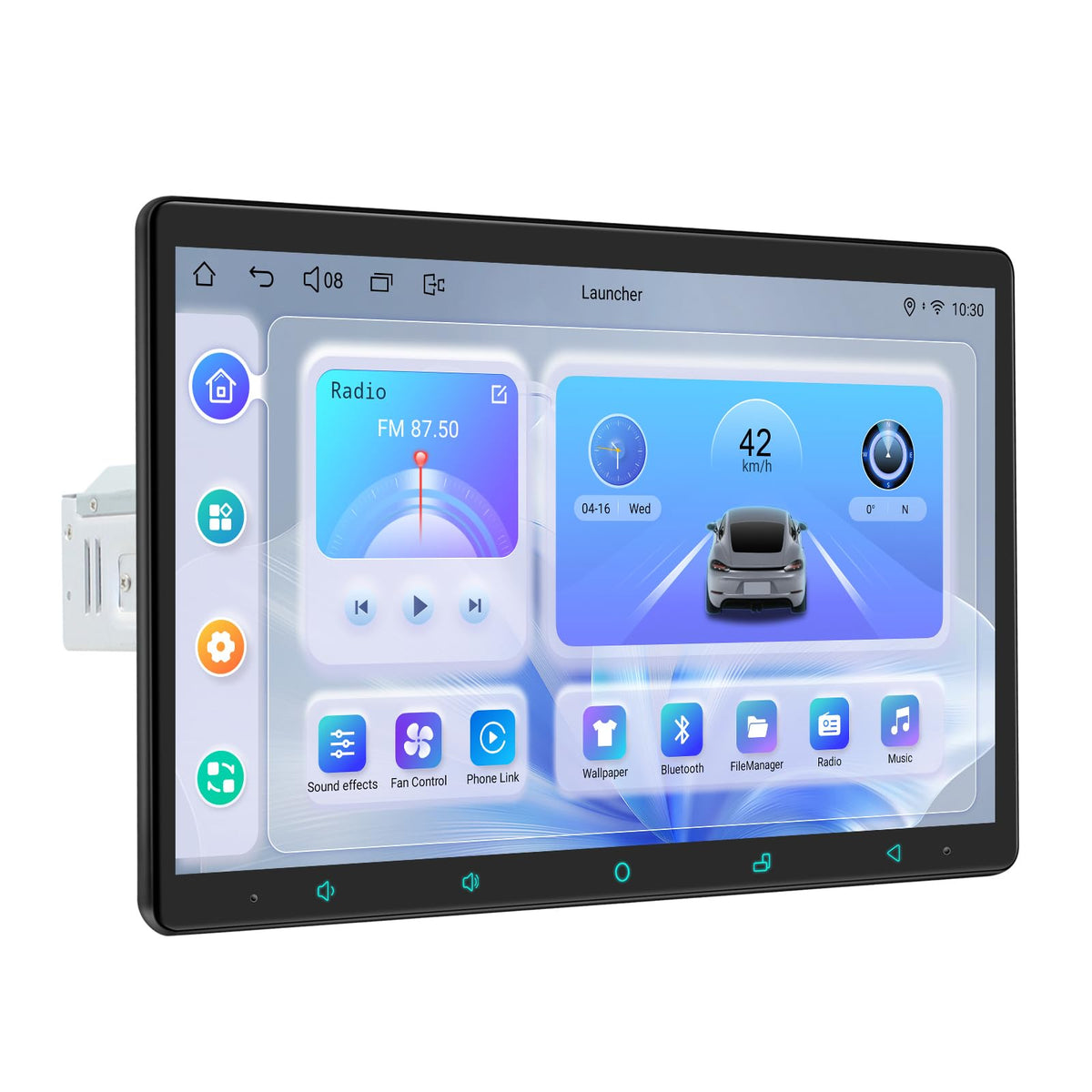 Joying Car Radio for Dodge RAM 1500/2500/3500 2013-2018 Upgrade, Android 13 Head Unit 10.1 Inch IPS Touchscreen Stereo 8GB+128GB with CarPlay & Android Auto, Mirror Link, AM/FM(JY-RC733T8)