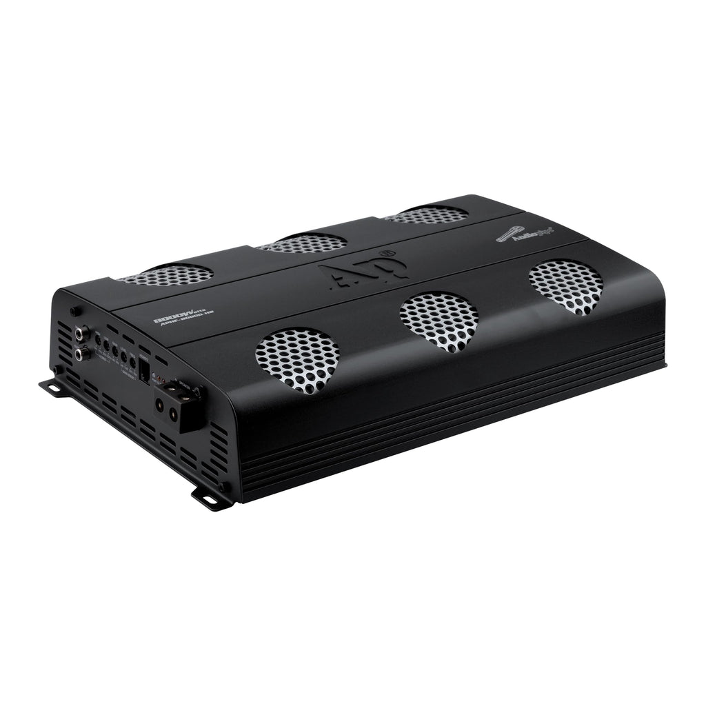 Audiopipe 3000 Watts Full Range Class D Mosfet Amplifier (APHF-3000D-H2), 4-Point Protection System, 2 Ohm, BTL Mode, Remote Bass Control Knob