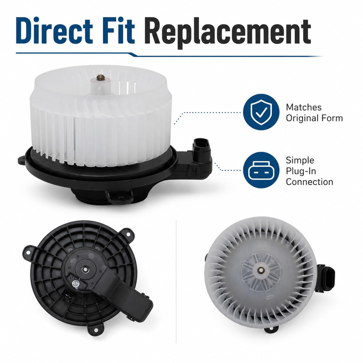 Front HVAC Blower Assembly for Mitsubishi 2018-2019