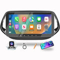 for Jeep Compass 2018-2020 Car CarPlay Android Auto Navigation Stereo GPS Radio Reverse Camera Display 10.33" QLED Touchscreen Headunit Tablet Pad Media Player, if Applicable Octa Core 6G+128G