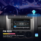 2 Din Android 13 Car Stereo Radio for Chevy 2003-2006 Tahoe Colorado Savana Silverado 1500 for GMC Canyon Yukon Sierra Hummer Blazer Wireless iOS for Carplay Android Auto 7 Touchscreen 2+32G