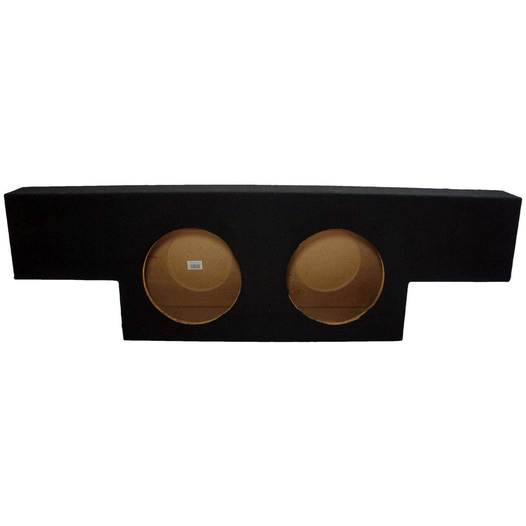 KICKER 43C104-N Compatible with Chevy Silverado 2001-2006 1500 Crew Cab Truck Dual 10" Comp C10 Subwoofer Sub Box Package