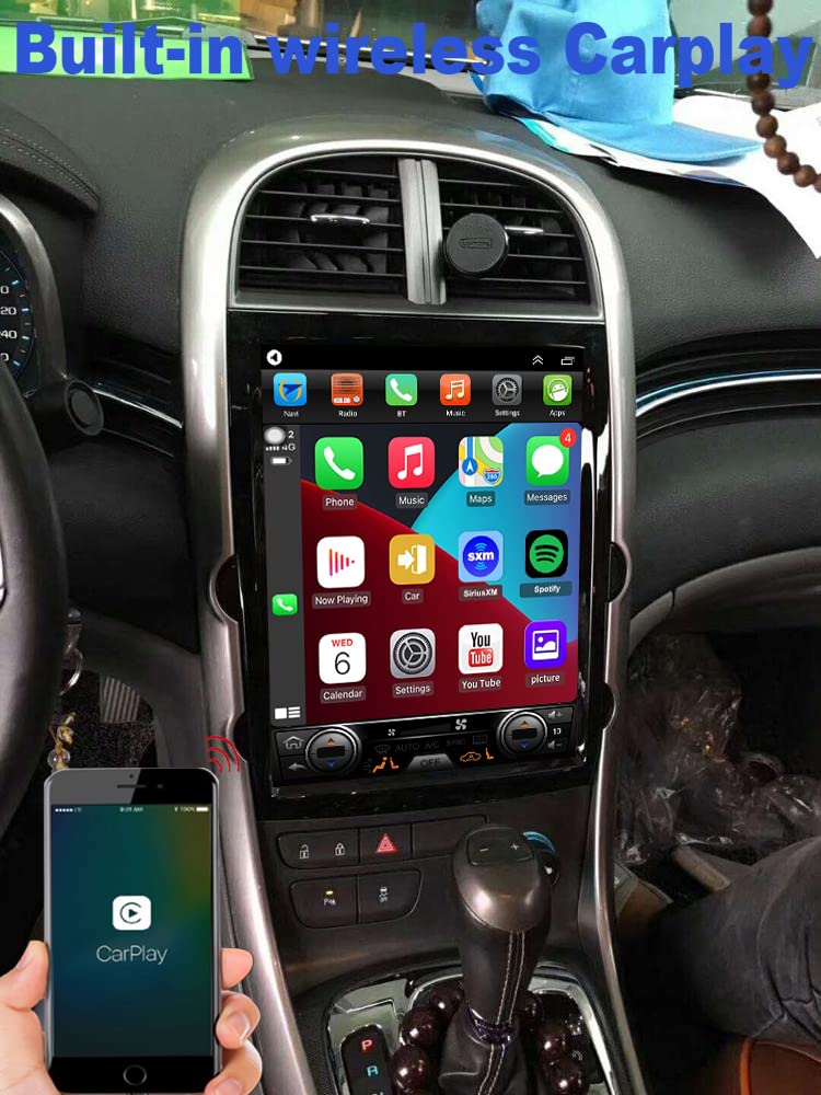 for Chevy Malibu 2013 2014 2015 2016 Limited Radio Upgrade Android Stereo Wireless carplay Android Auto Tesla Style Stereo WiFi GPS Navigation Free Camera