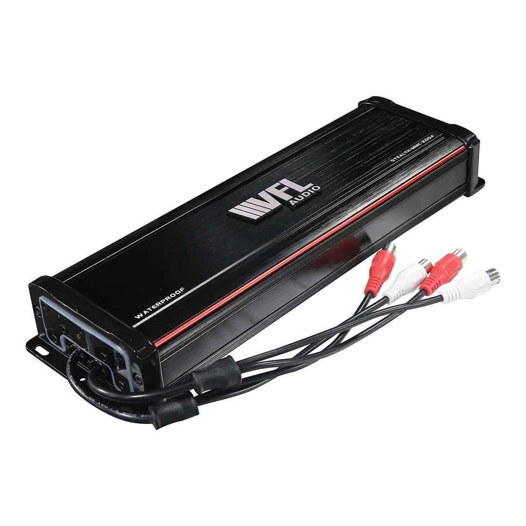 American Bass VFL Stealth Marine Mini Amplifier, 4-Channel, 1000W Max