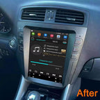8+256 for Lexus IS250 IS350 2006 2007 2008 2009 2010 2011 2012 Android 14 Head Unit Car Radio Stereo GPS Naviation Tesla with Wireless Carplay Android Auto Multimedia Audio WiFi Bluetooth