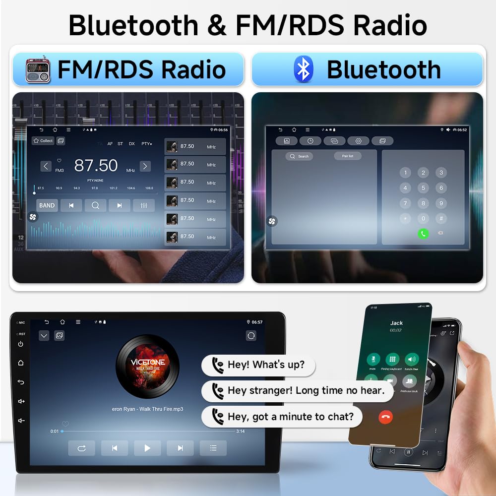 8-Core Android 15 Car Stereo for Mazda 3 MK3 2014-2018 w/o OEM Screen
